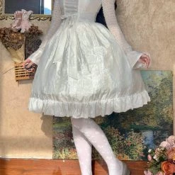 12 Studio White Rose Romance Dress