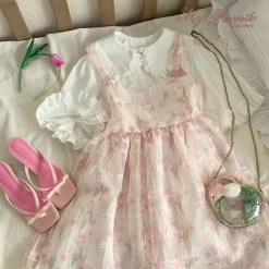 My Favorite 2022 New Arrivals [Basic] Tulips Letter Mini Dress