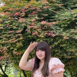 Peiliee Shop [Peiliee Design 5 Years Anniversary] Sakura Soft Satin Dress Set New Arrivals