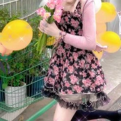 [Premium Selected] Rozen Maiden Floral Set Mini Dress (designer Arilf) New Arrivals