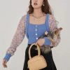 Mummy Cat New Arrivals Paris Autumn Walk Soft Cardigan Set