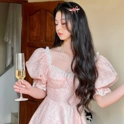 Mummy Cat Only You Can Make My Heart Bloom Floral Mini Dress