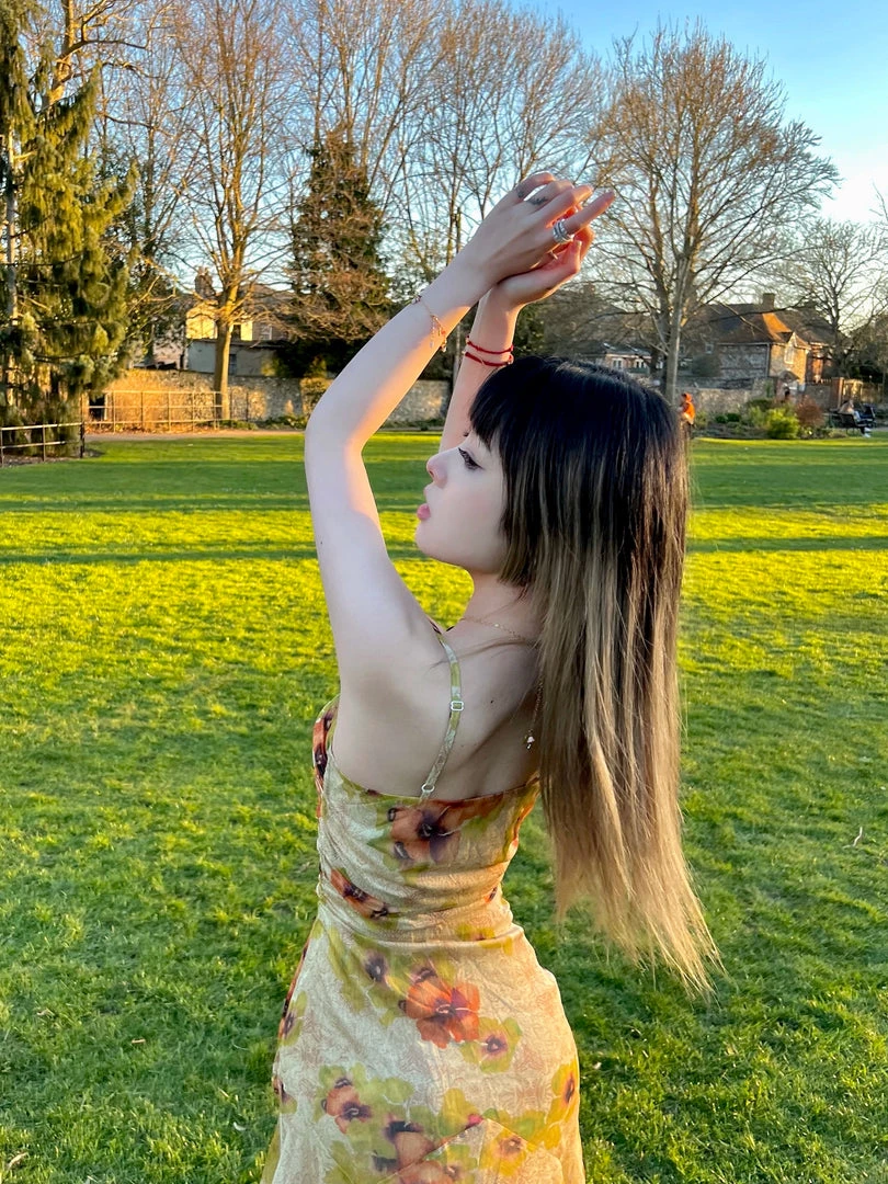 Arilf Pomegranate Flower Sea Floral Dress 19 Arilf Pomegranate Flower Sea Floral Dress