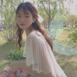 Peiliee Shop Mermaid Shell Handmade Sparkling Outer