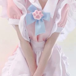 Basic Cosplay Meow Meow Kitty Maid Dress Set Summer 2022