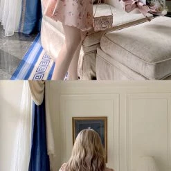 Peiliee Shop X Chic Memories [Last Stocks] Flower House Princess Vintage Mini Dress