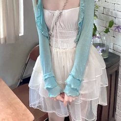 Arilf New Arrivals Minty Cloud Mini Dress Set