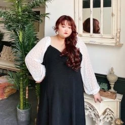 DAJUN [Curve Beauty] The Night Waltz Velvet Dress New Arrivals