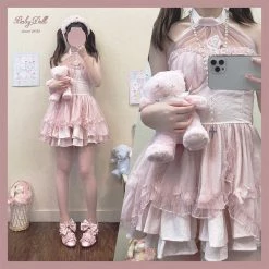 My Favorite 2022 Lost In Rose Land Romantic Mini Dress