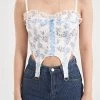 Floral Sea Corset Top (Brand Mummy Cat)