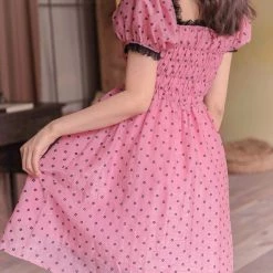 12 Studio Raspberry Chocolate Cake Vintage Dress