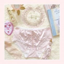 Japanese Lingeire BabyDoll Ribbon Satin Pantie New Arrivals