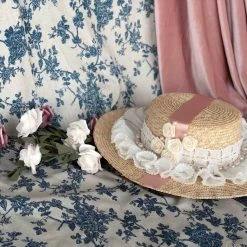 Peiliee Shop The Blooming Versailles Rose Garden Straw Hat