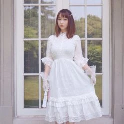 Sweet Piknis [Last Chance] Lady Nova Angelic Dream Vintage Lace Dress New Arrivals