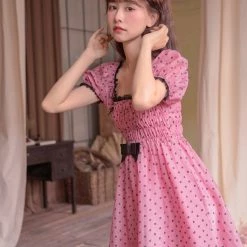 12 Studio Raspberry Chocolate Cake Vintage Dress