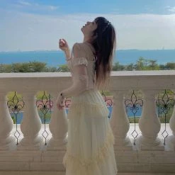 New Arrivals [2nd Time Pre-order] 100% Handmade Luna Bunny Cottage Dream Fairy Lace Corset Set (Designer Arilf)