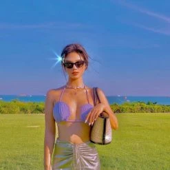 Mermaid By AMA Fantastic Mermaid Natural Shell Handmade Bralette Bikini Bra