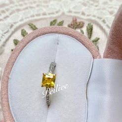 Peiliee Shop Princess Bella Crystal Ring New Arrivals