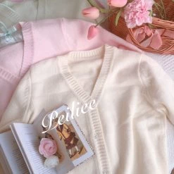 Peiliee Shop [By Peilieeshop] The Dancing Swan Soft Cardigan New Arrivals