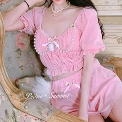 Summer Joy [Mid Season Sale ] Girls From The Oil Painting Loungewear Set (Designer SJ)