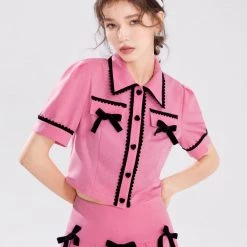 Under Pass Original New Arrivals [Premium Selected] Falling For You BlackPink Styled Suit Set