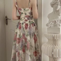 Vintage Inspired Flower Fairy Floral Dress