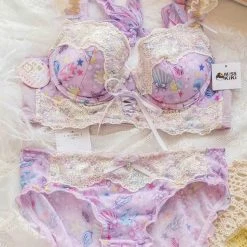 Miss KIKI [Product Photo] Mermaid Story Soft Bra Set New Arrivals