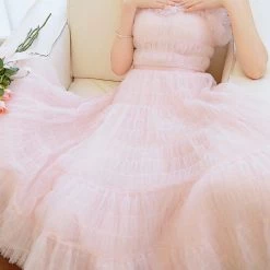 Customized [Couture] Sakura Romance Pink Bridal Dress New Arrivals