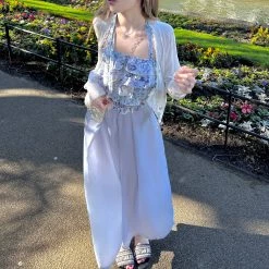 [Arilf] Mermaid Fairy Doll Floral Top Vest