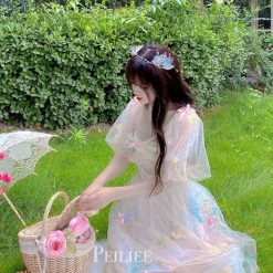 Summer Joy [Peiliee X Summer] Song Of The Angels Off-shoulder Dress (Designer SJ) New Arrivals