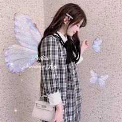 Summer Joy [Mid Season SALE] On The Other Side Of The Moon Gingham Dress New Arrivals