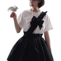 New Arrivals [NOLOLITA] Bunny Coast Apron Skirt ウサギの海岸