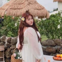 DAJUN [Curve Beauty] Spring Garden Fairy Chiffon Dress Summer 2022