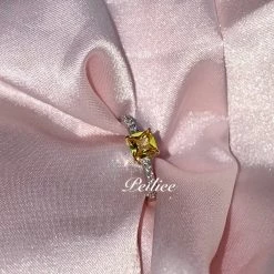 Peiliee Shop Princess Bella Crystal Ring New Arrivals