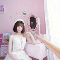 Peiliee Design New Arrivals [2020 New Version] The Snow Angel Lingerie Set