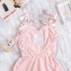 Peiliee 2 Years Anniversary The Dreamy Velvet Dress And Cotton Dress Set New Arrivals