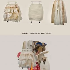 [3 Skirts Set] Nololita Hallucination Rose Skirt Set New Arrivals