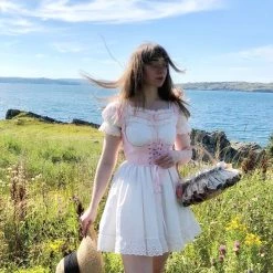 [Peiliee Finest] Swan Lake Doll Puff Sleeve Version Dress