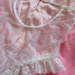 [Basic] Rosey Sweetheart Lace Bodysuit