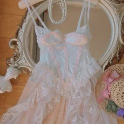 RosySwan [Premium Selected] Paris Night Vintage Lingerie Body Dress