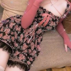 [Premium Selected] Rozen Maiden Floral Set Mini Dress (designer Arilf) New Arrivals