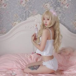 Peiliee Design New Arrivals [2020 New Version] The Snow Angel Lingerie Set