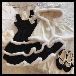 Sleep Doll [Pre-order] Snow Angel Dress Set With Cape Summer 2022