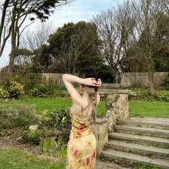 Arilf Pomegranate Flower Sea Floral Dress 43 Arilf Pomegranate Flower Sea Floral Dress