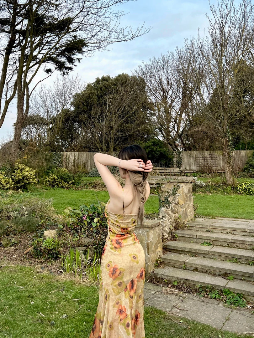 Arilf Pomegranate Flower Sea Floral Dress 20 Arilf Pomegranate Flower Sea Floral Dress