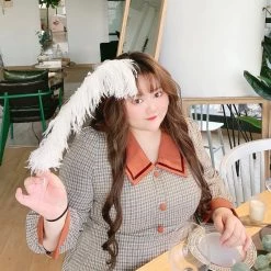 DAJUN [Curve Beauty] Live The London Way Autumn Dress