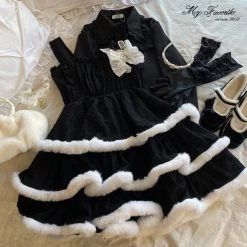 Sleep Doll [Pre-order] Snow Angel Dress Set With Cape Summer 2022