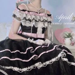 KittyKillers [Sale] April Arrives As Promised Dress Gown New Arrivals