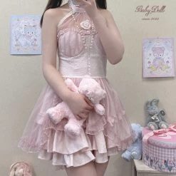 My Favorite 2022 Lost In Rose Land Romantic Mini Dress