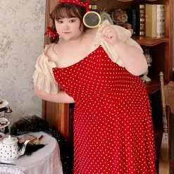 DAJUN [Last Chance] Rose Rum Vintage Dress